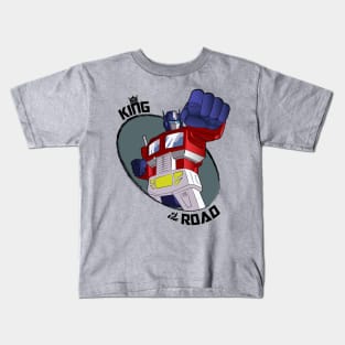 Optimus Prime - King of the Road (punch) Kids T-Shirt